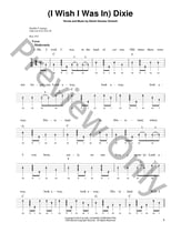 (I Wish I Was In) Dixie Guitar and Fretted sheet music cover